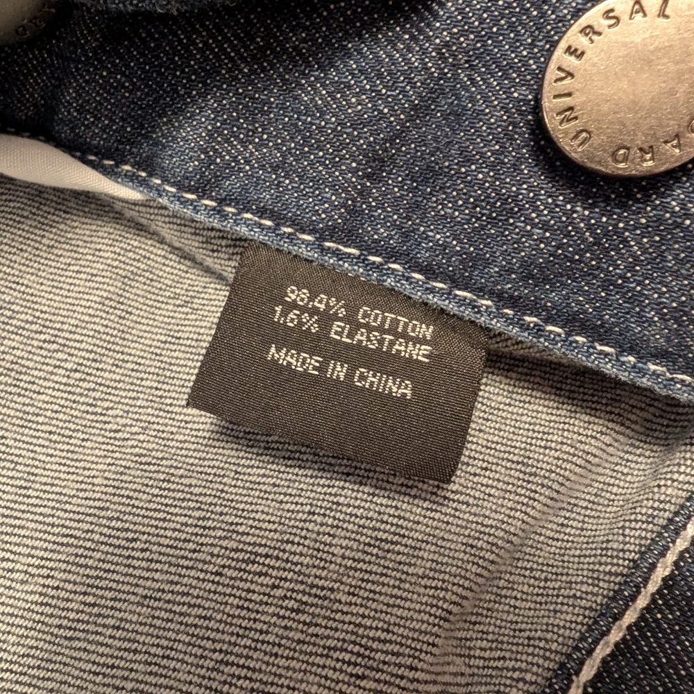 Universal Standard Size M Women's Kelsey Denim Jacket, 18-20 - Picture 6 of 9